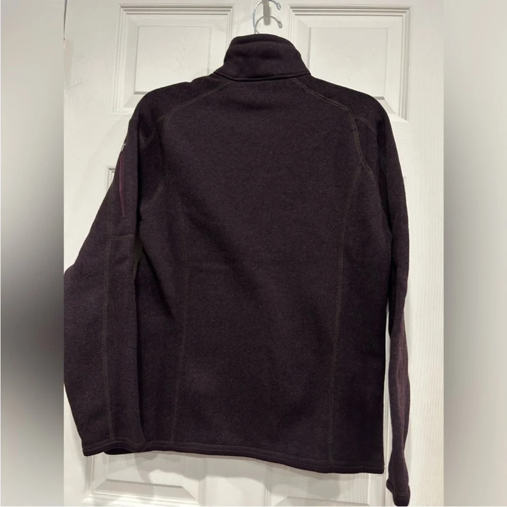 Patagonia Women's M Medium Better Sweater 1/4 Zip Pullover Purple NWT - Picture 3 of 7